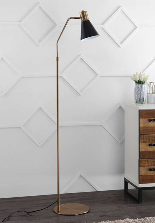 Safavieh - Grania Floor Lamp - Gold - Black - FLL4042A veiw 1