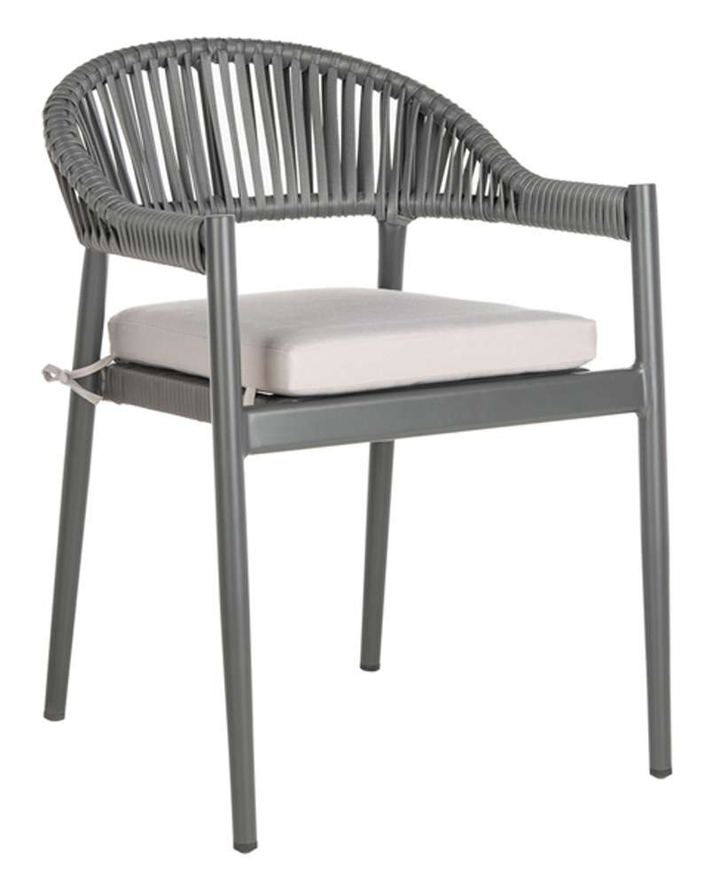 Safavieh - Greer Rope Chair - Grey  (Set of 2) - PAT4023A-SET2 veiw 3