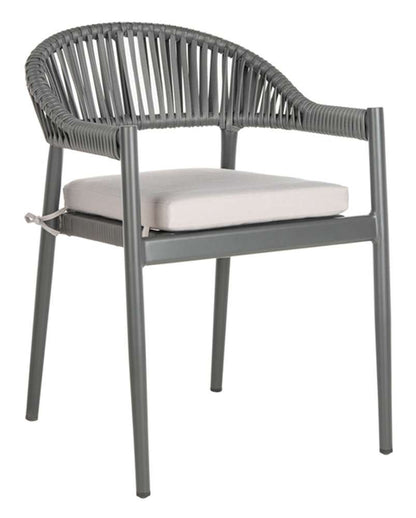 Safavieh - Greer Rope Chair - Grey  (Set of 2) - PAT4023A-SET2 veiw 3