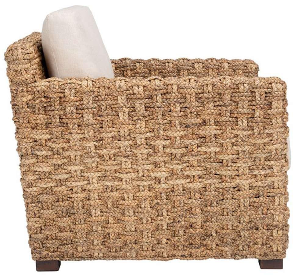 Safavieh - Couture - Gregory Water Hyacinth Chair - Natural - Beige - CWK2001A veiw 3