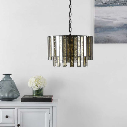 Safavieh - Gresher 15.5 Inch Chandelier - Mercury - Oil Rub Bronze - CHA4018A veiw 1