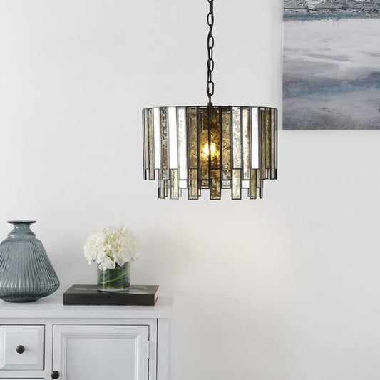 Safavieh - Gresher 15.5 Inch Chandelier - Mercury - Oil Rub Bronze - CHA4018A veiw 2
