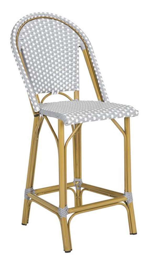 Safavieh - Gresley Counter Stool - Grey - White - PAT4019B veiw 3