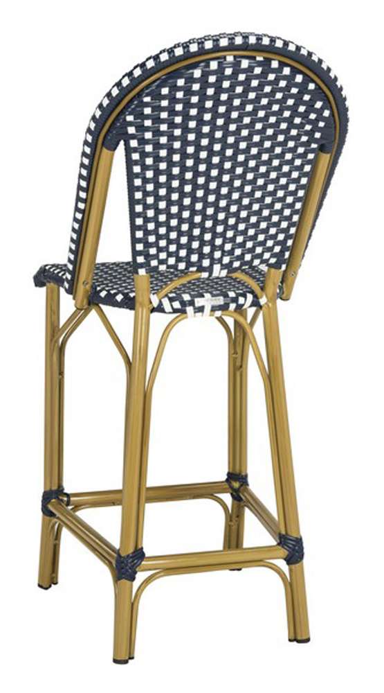 Safavieh - Gresley Counter Stool - Navy - White - PAT4019A veiw 1