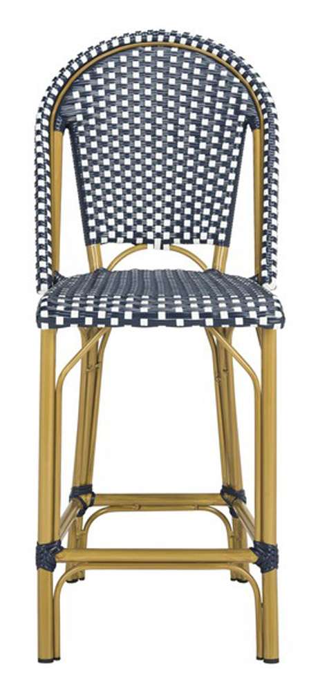 Safavieh - Gresley Counter Stool - Navy - White - PAT4019A veiw 2