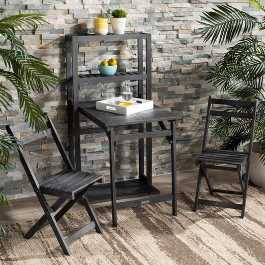 Safavieh - Griffen Balcony Dining Cabinet - Dark Slate Gray - PAT6756B veiw 1
