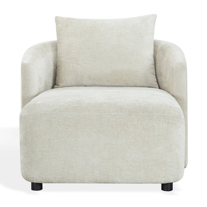 Safavieh - Gwendelyn Chaise Lounge / Taupe - SFV4609A view 1
