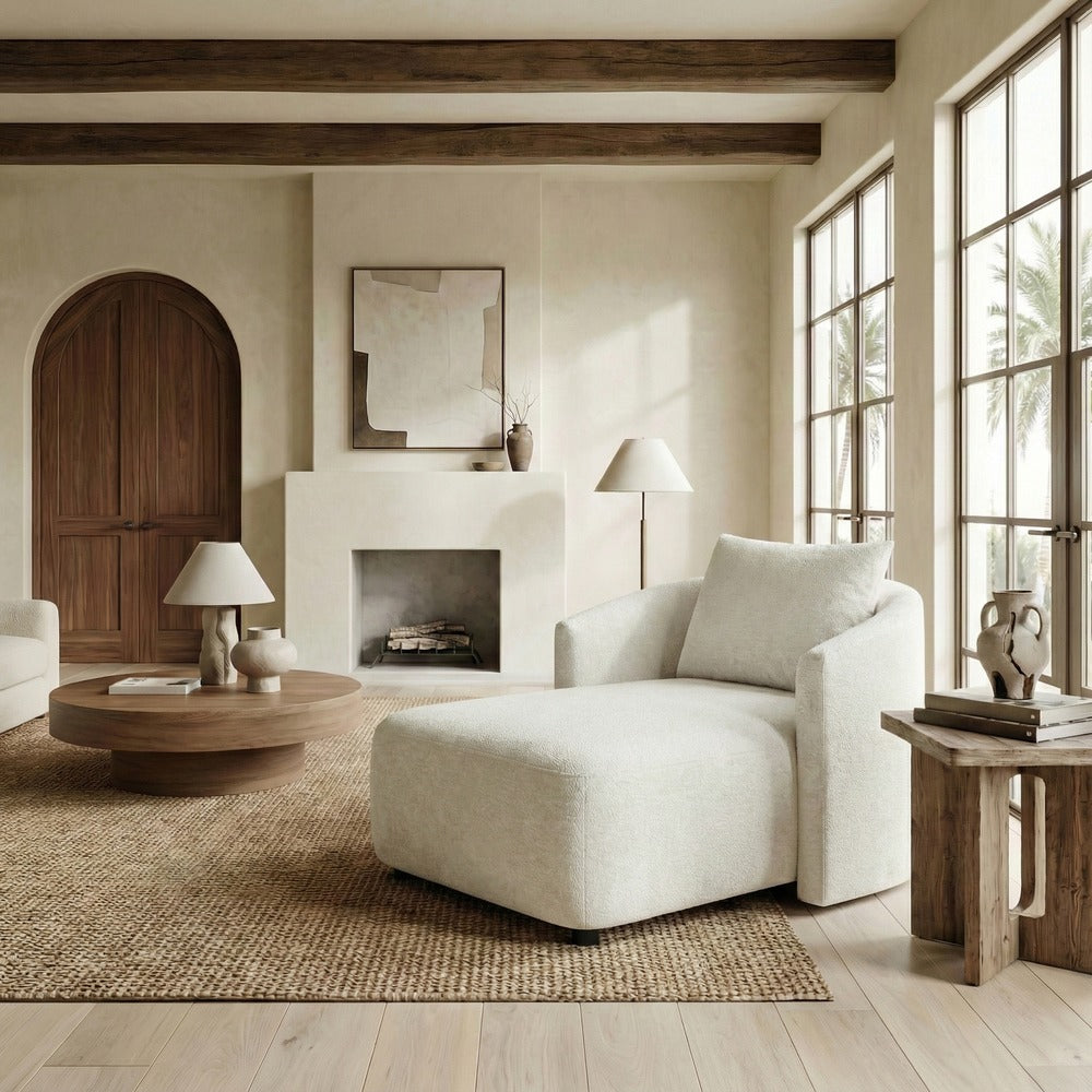 Safavieh - Gwendelyn Chaise Lounge / Taupe - SFV4609A view 2