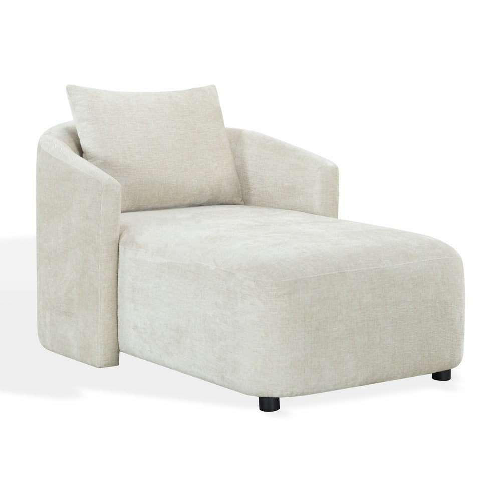 Safavieh - Gwendelyn Chaise Lounge / Taupe - SFV4609A view 3