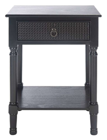 Safavieh - Haines 1Drw Accent Table - Black - ACC5720A veiw 1