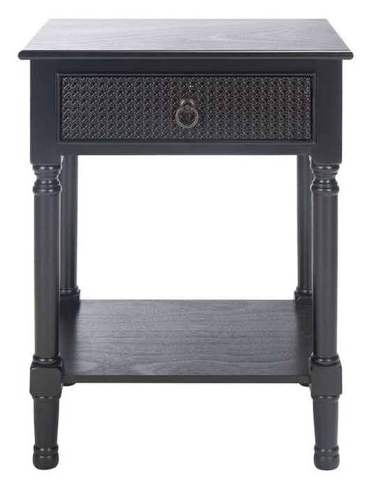 Safavieh - Haines 1Drw Accent Table - Black - ACC5720A veiw 1