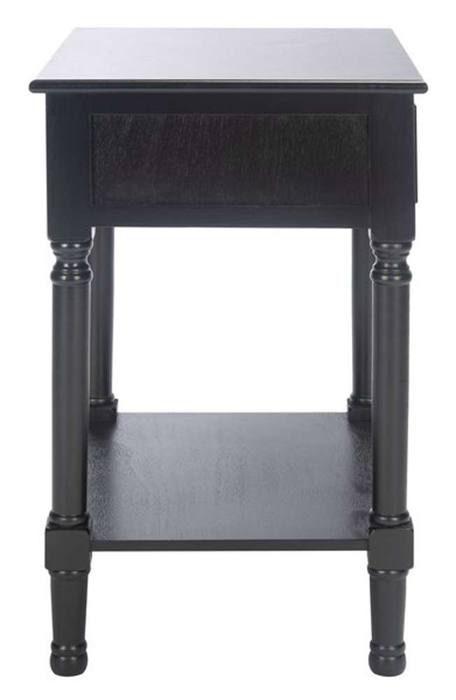Safavieh - Haines 1Drw Accent Table - Black - ACC5720A veiw 3