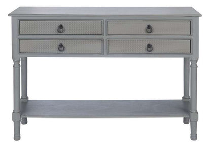 Safavieh - Haines 4Drw Console Table - Distressed - Grey - CNS5728B veiw 1