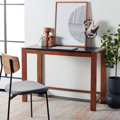 Safavieh - Halleck Desk - Black - Brown - DSK5010A veiw 2