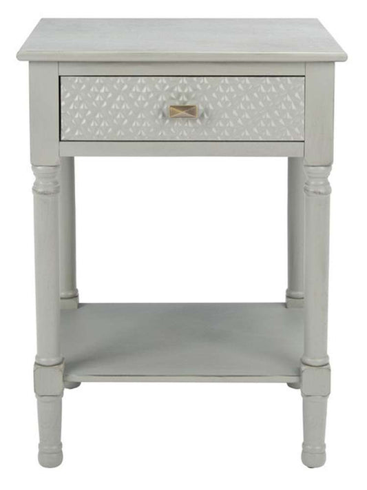 Safavieh - Halton 1Drw Accent Table - Distressed - Grey - ACC5712D veiw 1