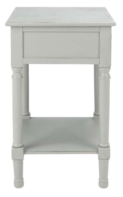 Safavieh - Halton 1Drw Accent Table - Distressed - Grey - ACC5712D veiw 3