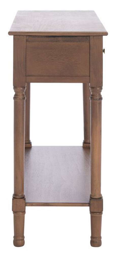 Safavieh - Halton 2Drw Console Table - Brown - CNS5718C veiw 3