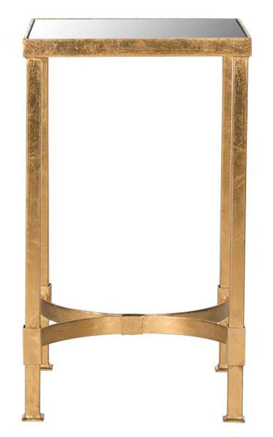 Safavieh - Halyn End Table - Gold - Mirror - FOX2567A veiw 1