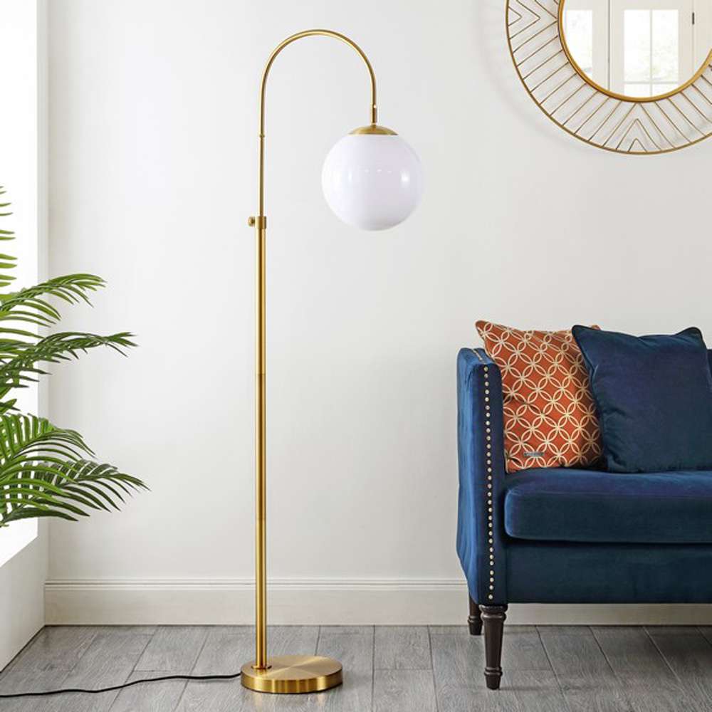Safavieh - Hamil 55-62in Floor Lamp - Gold - FLL4103A veiw 1