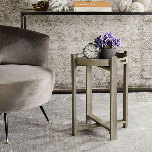 Safavieh - Hamish Side Table - Light Grey - FOX4248A veiw 2