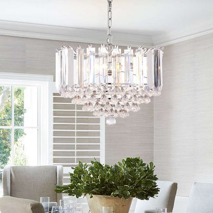 Safavieh - Hampton Pendant Lamp - Clear - Chrome - LIT4490A veiw 1