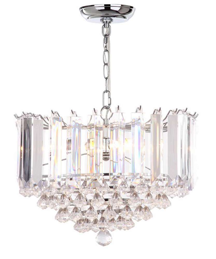Safavieh - Hampton Pendant Lamp - Clear - Chrome - LIT4490A veiw 2