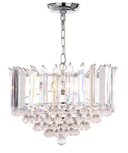 Safavieh - Hampton Pendant Lamp - Clear - Chrome - LIT4490A veiw 2