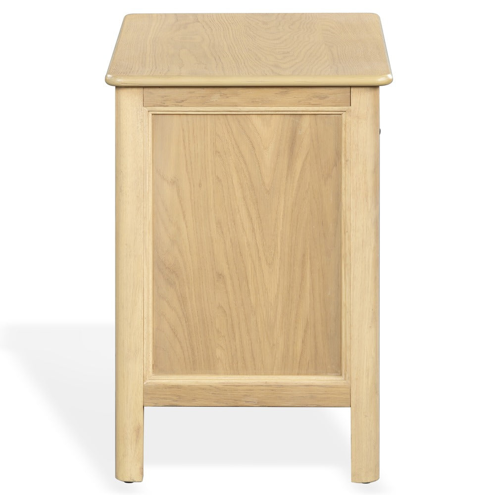 Safavieh - Hannaleigh 2 Drawer Wood Nightstand / Oak - SFV2230B view 3
