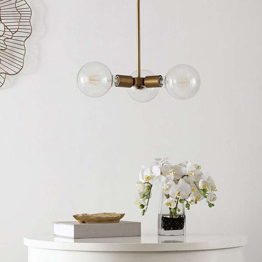 Safavieh - Harkin 3Lt 18 Inch Pendant - Brass - PND4011A veiw 1
