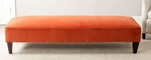 Safavieh - Harlow Lounging Bench - Pumpkin - MCR4669A veiw 2