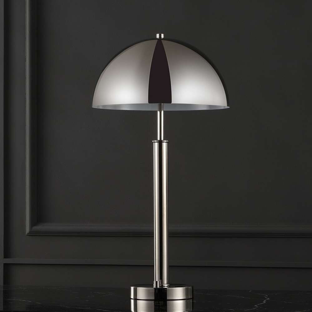 Safavieh - Couture - Harvey Metal Dome Table Lamp - Nickle - CTL1024B veiw 1