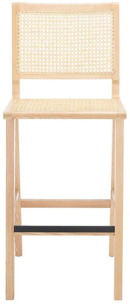 Safavieh - Couture - Hattie French Cane Barstool - Natural - SFV4140B veiw 1