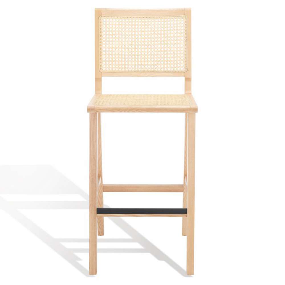 Safavieh - Couture - Hattie French Cane Barstool - Natural - SFV4140B veiw 2