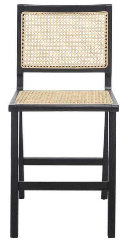 Safavieh - Couture - Hattie French Cane Counter Sto - Black - Natural - SFV4139A veiw 1