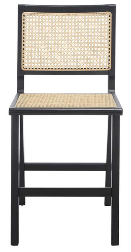 Safavieh - Couture - Hattie French Cane Counter Sto - Black - Natural - SFV4139A veiw 1