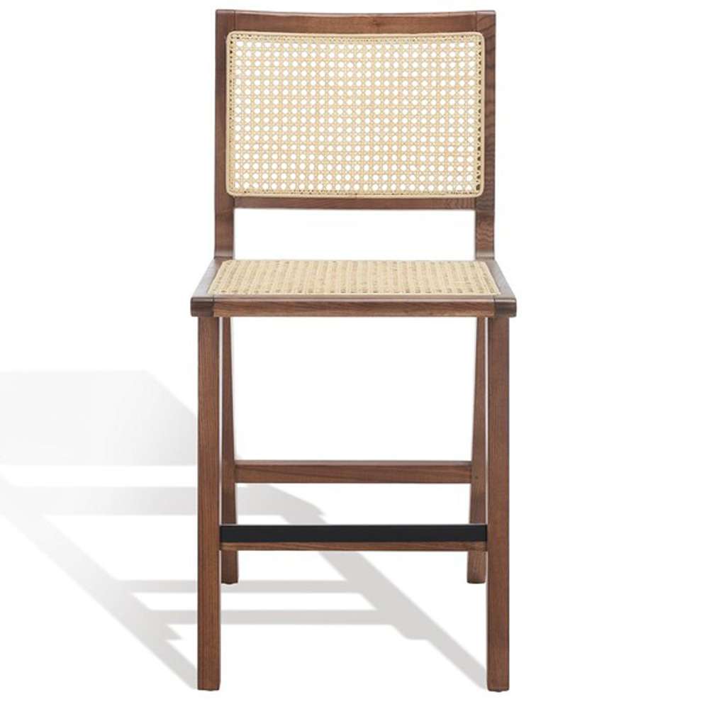 Safavieh - Couture - Hattie French Cane Counter Sto - Walnut - Natural - SFV4139D veiw 2