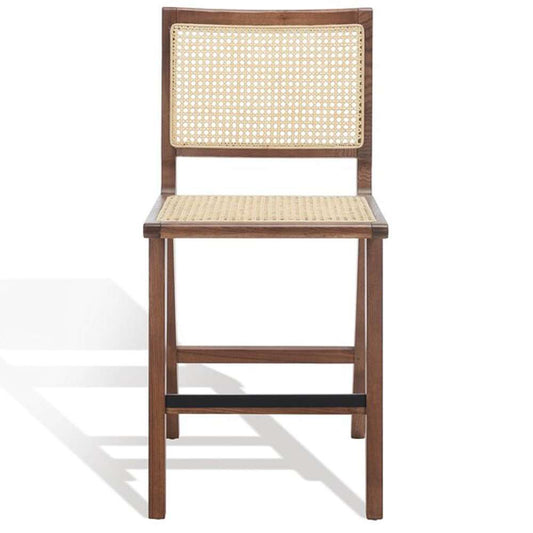 Safavieh - Couture - Hattie French Cane Counter Sto - Walnut - Natural - SFV4139D veiw 2