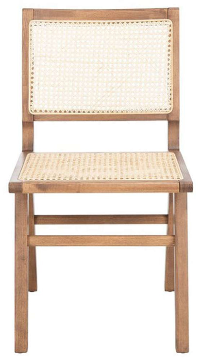 Safavieh - Couture - Hattie French Cane Dining Chair - Walnut  (Set of 2) - SFV4101D-SET2 veiw 1