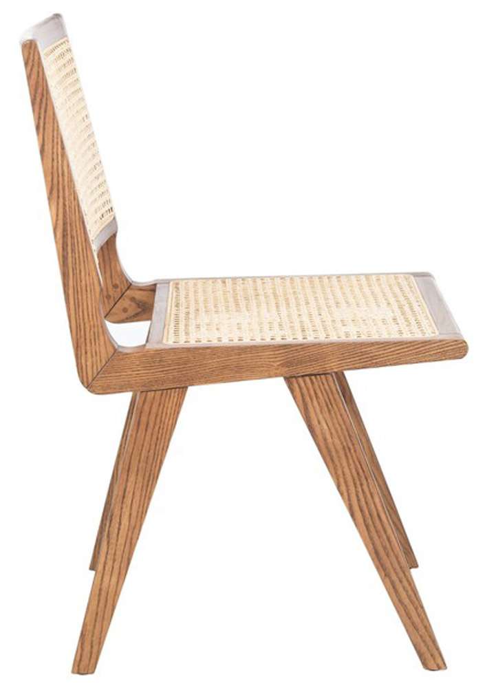Safavieh - Couture - Hattie French Cane Dining Chair - Walnut  (Set of 2) - SFV4101D-SET2 veiw 2