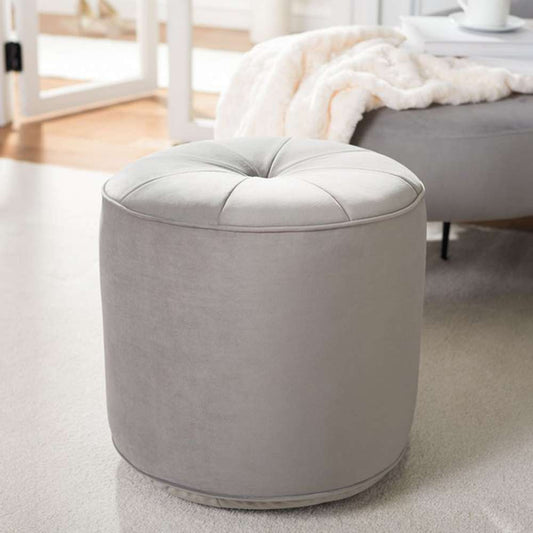Safavieh - Hawkem Cylinder Ottoman - Light Grey - OTT4502B veiw 2