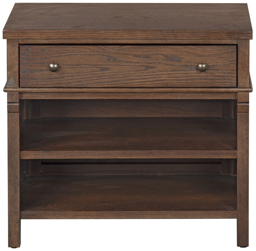 Safavieh - Haylie 1 Drawer Wood Nightstand / Dark Walnut - SFV2232B view 1