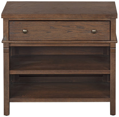Safavieh - Haylie 1 Drawer Wood Nightstand / Dark Walnut - SFV2232B view 1