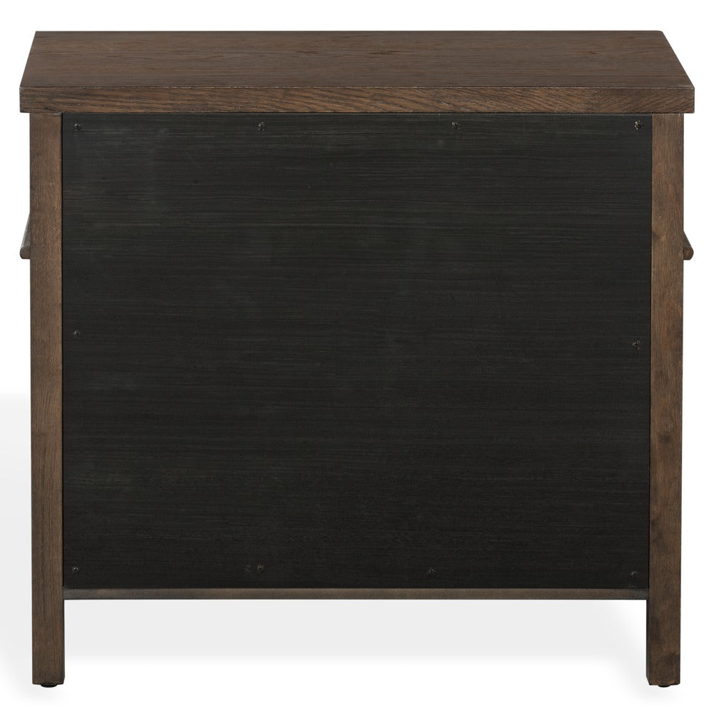Safavieh - Haylie 1 Drawer Wood Nightstand / Dark Walnut - SFV2232B view 4
