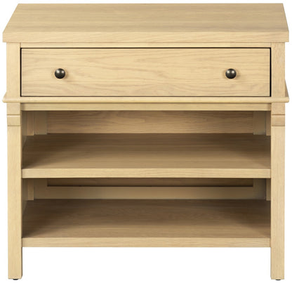 Safavieh - Haylie 1 Drawer Wood Nightstand / Oak - SFV2232A view 1