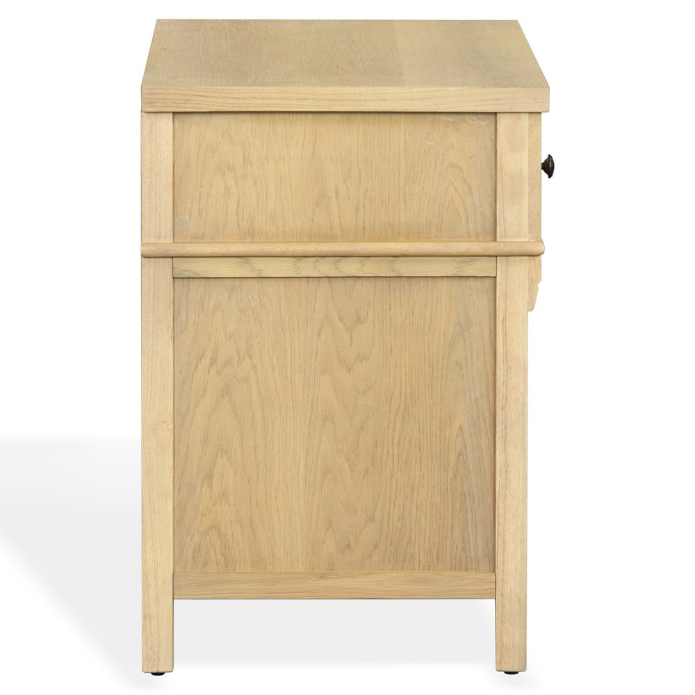 Safavieh - Haylie 1 Drawer Wood Nightstand / Oak - SFV2232A view 3
