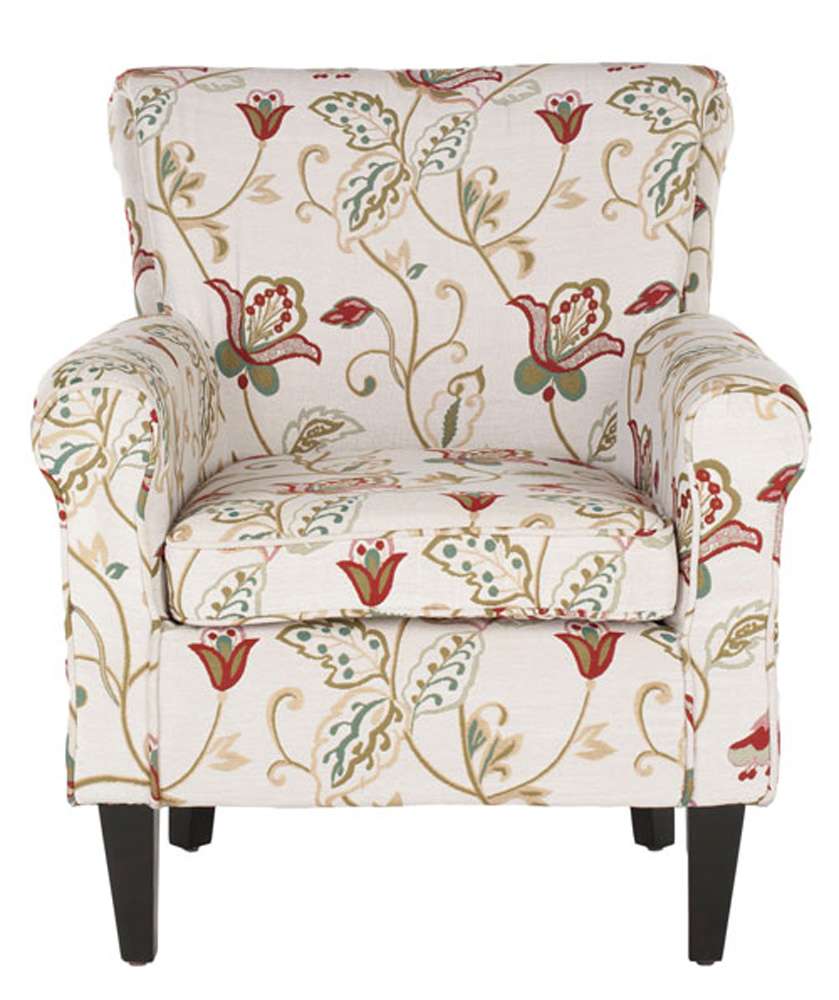 Safavieh - Hazina Chair - Red - White - MCR1002A veiw 1