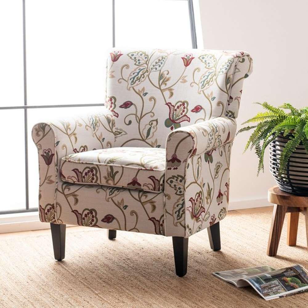 Safavieh - Hazina Chair - Red - White - MCR1002A veiw 2