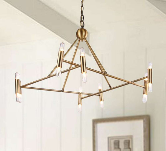 Safavieh - Hegarty 16Lt 36in Chandelier - Brass - CHA4006A veiw 1