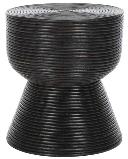 Safavieh - Heimdall Round Accent Table - Distressed Black - Black - ACC6503A veiw 1