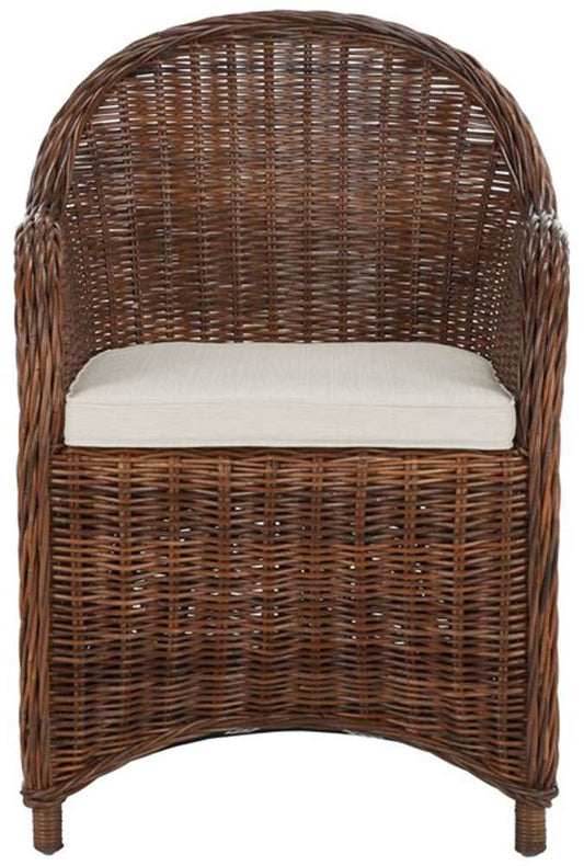 Safavieh - Hemi Club Chair - Natural - White - SEA7002A veiw 1